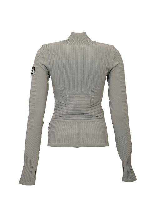 Maglione con zip in tessuto tecnico Grigio Patrizia Pepe | 2K0361 K667S733